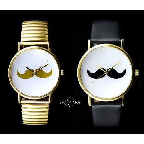 ZEGAREK DAMSKI MUSTACHE - WĄSY - asox (zx548) - TA-1019