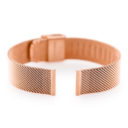 Bransoleta Pacific M6 - siatka HQ - rosegold 16mm - TA-11491