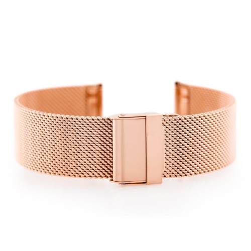 Bransoleta Pacific M6 - siatka HQ - rosegold 18mm - TA-11492