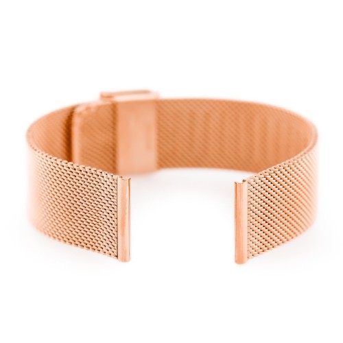 Bransoleta Pacific M6 - siatka HQ - rosegold 18mm - TA-11492