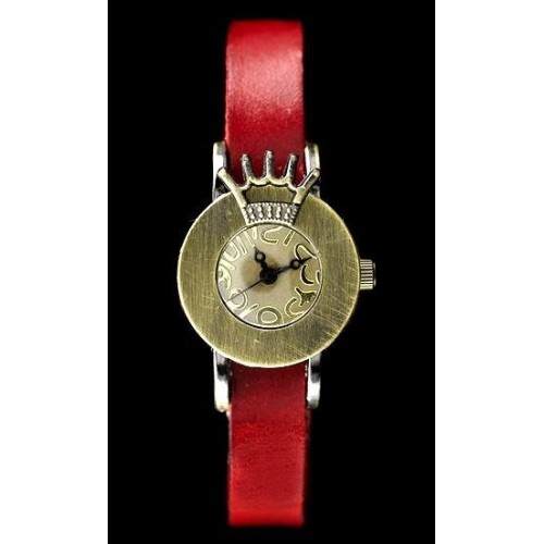 ZEGAREK DAMSKI TAYMA - RETRO PUNK 28 - czerwony (zx585a) - TA-1292