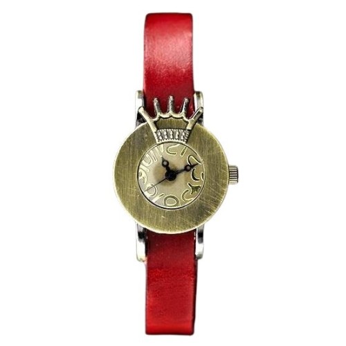 ZEGAREK DAMSKI TAYMA - RETRO PUNK 28 - czerwony (zx585a) - TA-1292