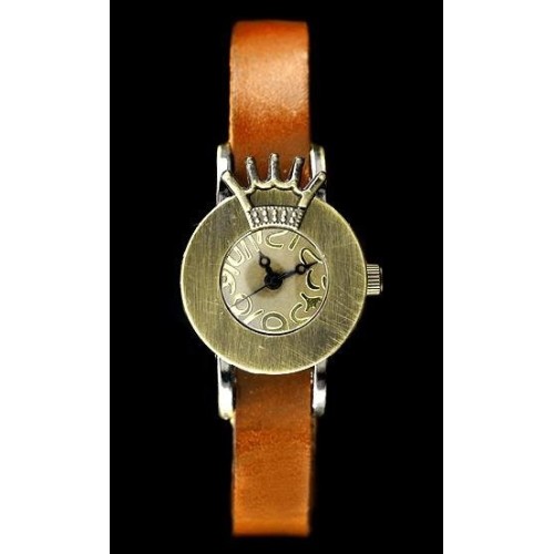 ZEGAREK DAMSKI TAYMA - RETRO PUNK 28 - camel (zx585e) - TA-1293