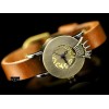 ZEGAREK DAMSKI TAYMA - RETRO PUNK 28 - camel (zx585e) - TA-1293