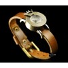 ZEGAREK DAMSKI TAYMA - RETRO PUNK 28 - camel (zx585e) - TA-1293
