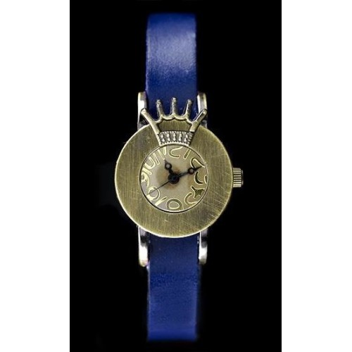 ZEGAREK DAMSKI TAYMA - RETRO PUNK 28 - niebieski (zx585c) - TA-1295