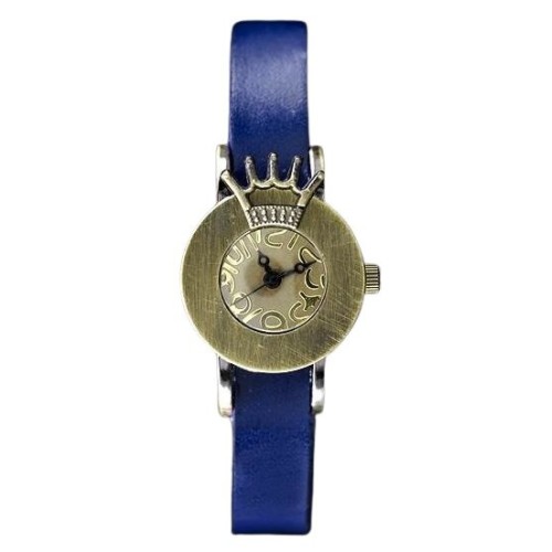 ZEGAREK DAMSKI TAYMA - RETRO PUNK 28 - niebieski (zx585c) - TA-1295