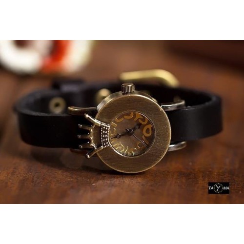ZEGAREK DAMSKI TAYMA - RETRO PUNK 28 - czarny (zx585b) - TA-1296