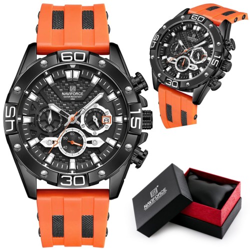 ZEGAREK MĘSKI NAVIFORCE NF8019T - CHRONOGRAF (zn125b) + BOX - TA-17212