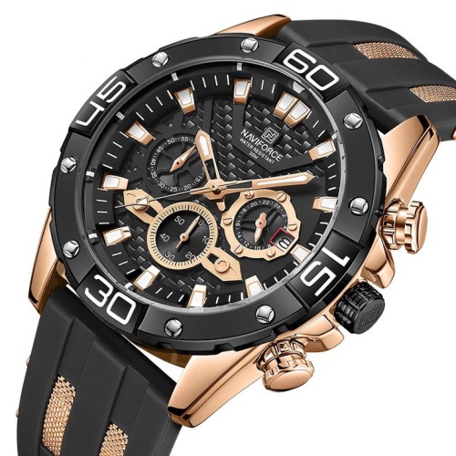 ZEGAREK MĘSKI NAVIFORCE NF8019T - CHRONOGRAF (zn125d) + BOX - TA-17214
