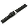 Pasek skórzany do zegarka W34 - PREMIUM - czarny/czarne - 26mm - TA-18427