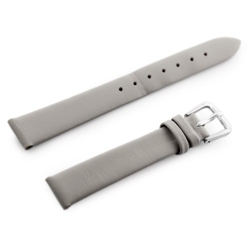 Pasek skórzany do zegarka W86 - szary - 14mm - TA-18446