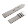 Pasek skórzany do zegarka W86 - szary - 20mm - TA-18449