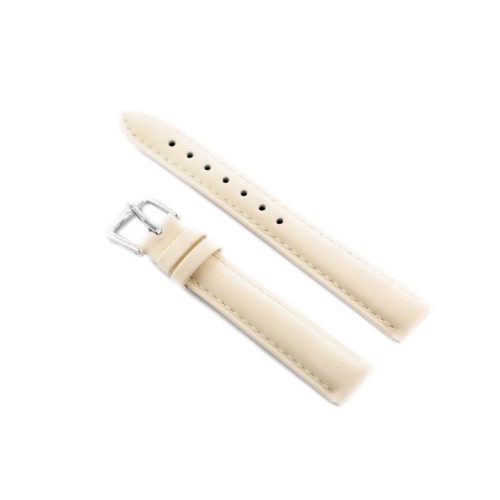 Pasek skórzany do zegarka W94 - kremowy - 10mm - TA-18451