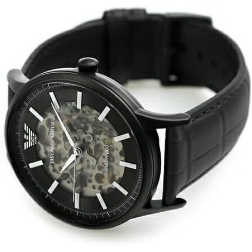 Zegarek męski EMPORIO ARMANI SKELETON AUTOMATIC AR60042 (zi055c) - TA-19464