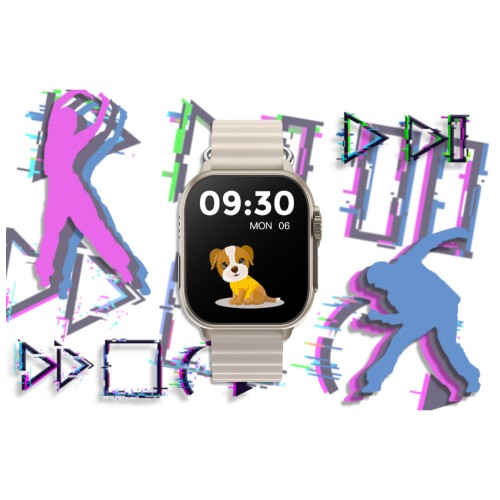 SMARTWATCH UNISEX Rubicon RNCF17 - BLUETOOTH CALL, ŁADOWANIE BEZPRZEWODOWE (sr059c) - TA-24992