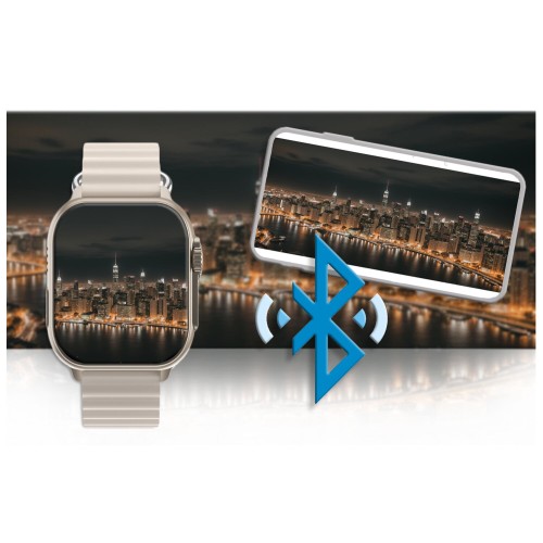 SMARTWATCH UNISEX Rubicon RNCF17 - BLUETOOTH CALL, ŁADOWANIE BEZPRZEWODOWE (sr059c) - TA-24992