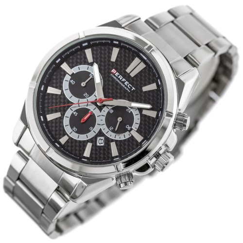 ZEGAREK MĘSKI PERFECT M501CH-03 - CHRONOGRAF (zp381a) + BOX - TA-25092