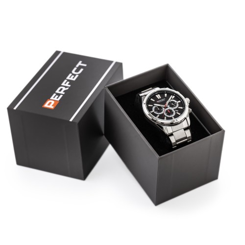 ZEGAREK MĘSKI PERFECT M501CH-03 - CHRONOGRAF (zp381a) + BOX - TA-25092