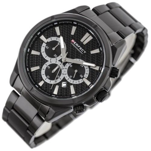 ZEGAREK MĘSKI PERFECT M501CH-07 - CHRONOGRAF (zp381c) + BOX - TA-25094