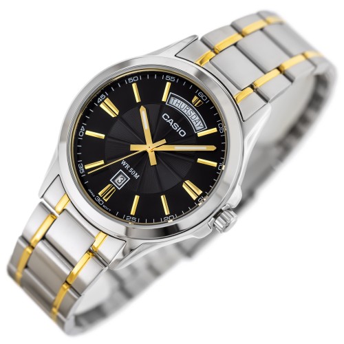 ZEGAREK MĘSKI CASIO MTP-1381G-1A (zd191d) + BOX - TA-51336