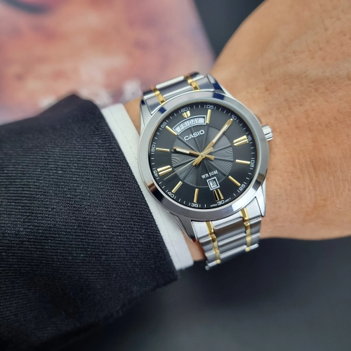 ZEGAREK MĘSKI CASIO MTP-1381G-1A (zd191d) + BOX - TA-51336