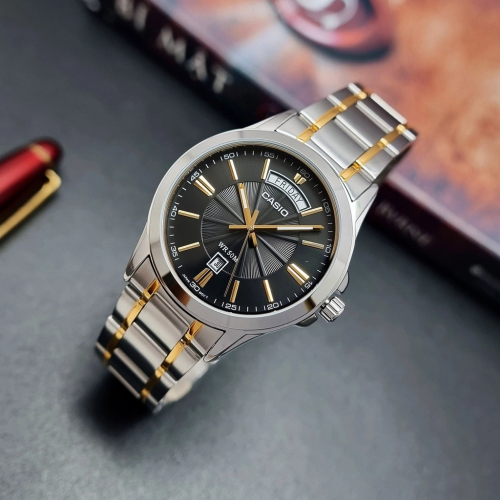ZEGAREK MĘSKI CASIO MTP-1381G-1A (zd191d) + BOX - TA-51336