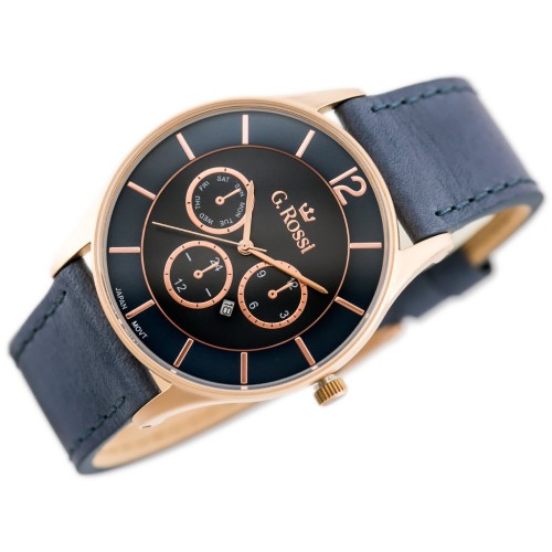 ZEGAREK G. ROSSI - 7028A (zg205f) + BOX - TA-8294