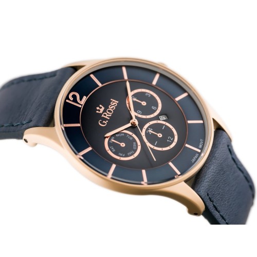 ZEGAREK G. ROSSI - 7028A (zg205f) + BOX - TA-8294