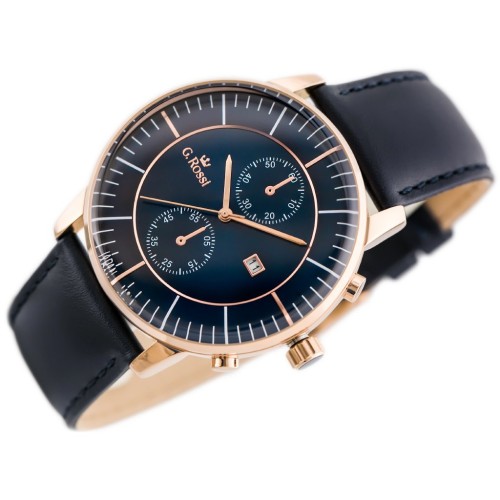 ZEGAREK G. ROSSI - 6462A (zg206f) + BOX - TA-8300