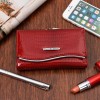 Czerwony Elegancki Damski Portfel Skórzany Pojemny Lakier 824 - HH-10554