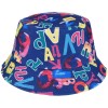 Kolorowe Literki Dwustronny Kapelusz Dziecięcy Bucket Hat Kap-Md - HH-10983