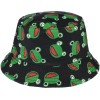 Żabki Dwustronny Kapelusz Dziecięcy Bucket Hat Kap-Md - HH-10985