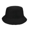 Czarny Kapelusz Dwustronny Bucket Hat Wędkarski Modny Moro Kap-M-49 - HH-11135