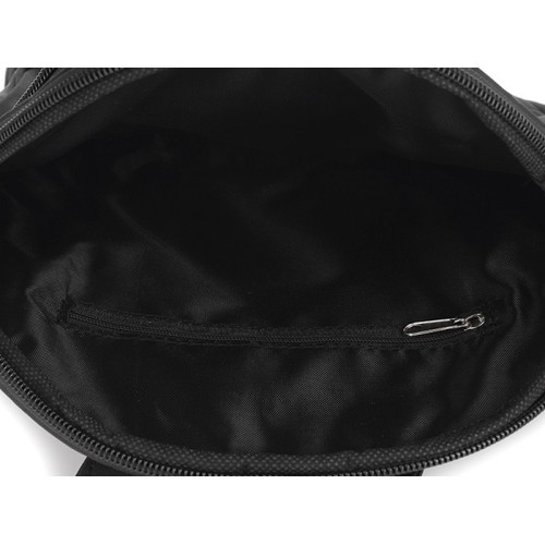 Czarny Mały Lekki Wodoodporny Dwukomorowy Plecak Sanchez Casual R37 - HH-5117