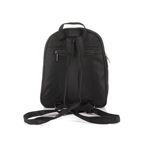 Czarny Mały Lekki Wodoodporny Dwukomorowy Plecak Sanchez Casual R37 - HH-5117