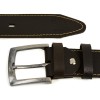 Pasek Męski Skórzany Klamra 4 Cm Ciemny Bąz Beltimore A35 - HH-8312