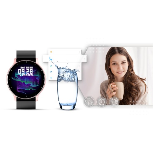 Smartwatch Giewont Sport Around GW120-3 - Rose Gold/Black Effect - 6601