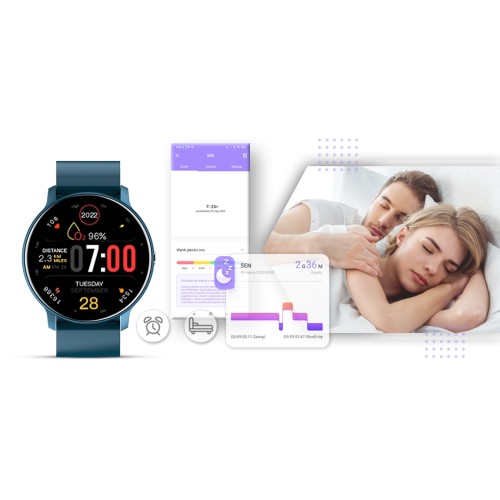 Smartwatch Giewont Sport Around GW120-4 - Deep Ocean - 6602