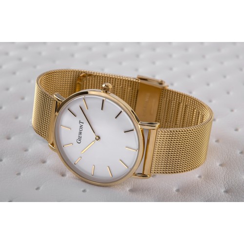Zegarek Damski GIEWONT Harmony GW1970-1 Pure White/Gold Effect - 6370