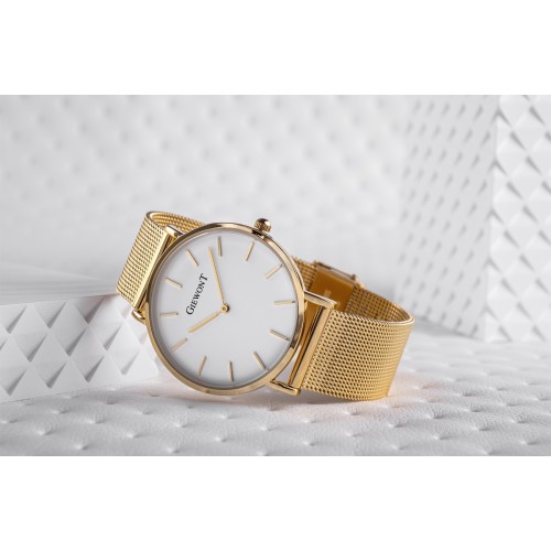 Zegarek Damski GIEWONT Harmony GW1970-1 Pure White/Gold Effect - 6370
