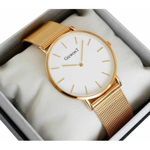 Zegarek Damski GIEWONT Harmony GW1970-1 Pure White/Gold Effect - 6370