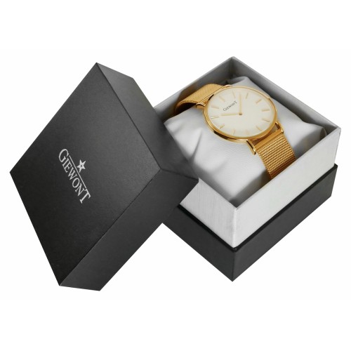 Zegarek Damski GIEWONT Harmony GW1970-1 Pure White/Gold Effect - 6370