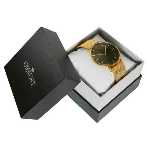 Zegarek Damski GIEWONT Harmony GW1970-2 Black/Gold Effect - 6371