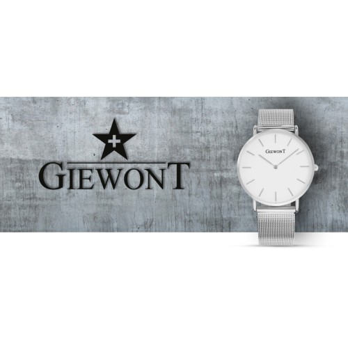 Zegarek Damski GIEWONT Harmony GW1970-3 Pure White/Silver Effect - 6372