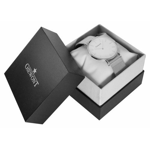 Zegarek Damski GIEWONT Harmony GW1970-3 Pure White/Silver Effect - 6372