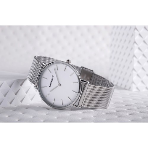 Zegarek Damski GIEWONT Harmony GW1970-3 Pure White/Silver Effect - 6372