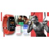 Smartband Giewont Fit&GO Duo GW200-1 - Black + Pasek Alert Red - 4981