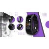Smartband Giewont Fit&GO Duo GW200-3 - Black + Pasek Flora Violet - 4983