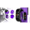 Smartband Giewont Fit&GO Duo GW200-3 - Black + Pasek Flora Violet - 4983